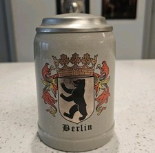 Original Gerzit Gerz Berlin  Handmade In Germany Beer Stein 6 Inch Vintage VNUC picture