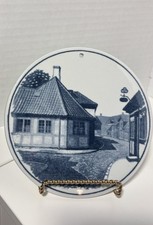 Royal Copenhagen Hans Christian Andersens House Fajance Wall Plate 8-1665 picture