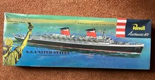 Vintage S.S. United States Ocean Liner Kit-Near Mint Condition -Factory Sealed- picture