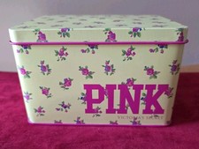 VTG Victoria’s Secret VS PINK Collectible Tin Box (Empty Pretty & Pure Lotion) picture