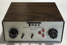 Trac Message Memory Keyer Model TE201, Morse Code, Ham Radio Estate picture