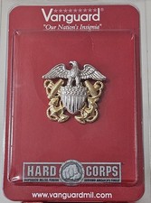 US Navy Officer Garrison Cap Badge Device Reduced Size Mini NEW IN PACKAGE picture