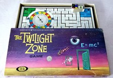 SCARCE Rod Serling THE TWILIGHT ZONE Board Game 1964 IDEAL TOYS Vintage Complete picture