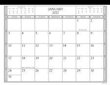 The Magnetic Calendar 2027 - Family Organizer / Refrigerator Calendar-12 month picture