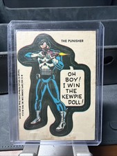 Vintage 1976 Marvel Super Heroes Stickers Sticker #18 Punisher picture