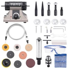 Gem Jewelry Rock Polishing Buffer Machine Bench Lathe Polisher Cutter Table Saw picture