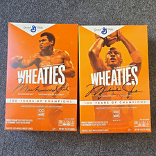 Wheaties Lot of 2 Limited Edition 100 Years of Champions Boxes Ali Jordan picture