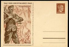 Tag der Briefmarke 1942 German WW2 WWII Postcard ORG TODT Adolf Postage Stamp picture