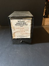 vintage H.S. McCracken Box & Label Co. Large Size Smooth Arch Prescription File picture