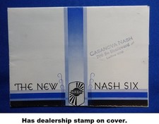 1931 NASH Six Automobile Sales Brochure - 600 Series picture