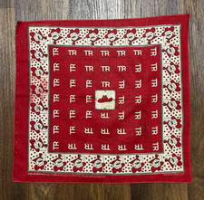Antique Vintage 1912 Teddy Roosevelt Campaign Bandana ‘Hat in the Ring’ - RRL picture