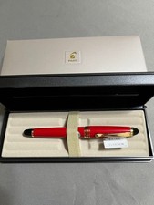 Pilot Custom 98 Fountain Pen Fine (F) 14K Gold Nib Red Unused As-Is with Box picture