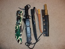 Set of 5 Hunting and Fish Filet Knives picture