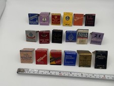 18 Vintage Midget Matchbooks NYC Hotels Restaurants Bars Brooklyn Advertising picture