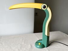 Non-working Toucan Table Lamp by H. T. Huang 1980s Vintage Mid-century light picture