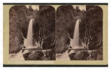Manitou Springs Rainbow Falls Standard Postcard COPY RPPC picture