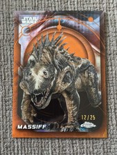 2026 Topps Chrome Star Wars Massiff Orange #119 /25 picture
