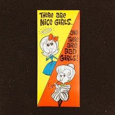 Funny Girls Vintage Envelope Size Birthday Card 9-1/4
