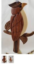 Cardinal - Double-sided Wood Intarsia Christmas Tree Ornament - Bird theme picture
