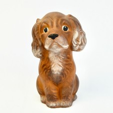 Ceramic Handpainted Brown Dog 5.5