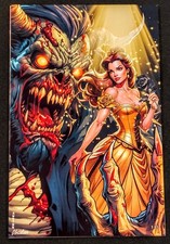 Gore Noir #1 Beauty and the Beast Belle White Metal HD Variant #1/1 picture