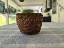 Fine Antique Twined Tsimshian Basket 