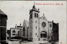 1909 HEIDELBERG REFORMED CHURCH YORK PENNSYLVANIA PA WHEELOCK POSTCARD picture