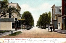 Postcard Madison Avenue Madison Maine ME Posted picture