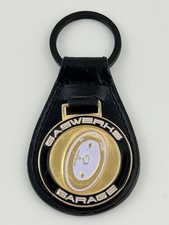 Original Gaswerks Garage Keychain 1970s Porsche Car Mechanic Dealer Key Fab Ring picture