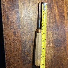 Vintage Pfeil Swiss Made V-Parting Wood Carving Gouge Veiner Copper Ferrel picture