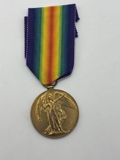 WW1 US Victory Medal Pin Military Great War For Civilization Winged Angel Ribbon picture