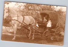 Post Card OLDEST ONE HORSE IN AMERICA 250 YEARS OLD Owned by J.W. Walden. picture