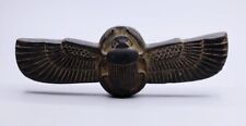Ancient Egyptian Antiquities Rare Winged Scarab Beetle Khepri Amulet Egypt BC picture