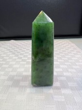 🔥HIGH QUALITY *GENUINE NEPHRITE JADE TOWER* 138g REIKI MEDIATION GOOD LUCK picture