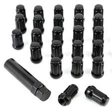 24-Pack M12x1.5 Black Spline Lug Nuts Fit for Toyota Tacoma Tundra picture