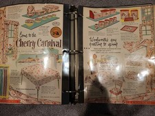 1952 Woolworth's Vintage PRINT AD Come To The Cherry Carnival 2 Page Ad 1950s picture
