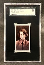 1928 WD & HO Wills #22 Norma Shearer Cinema Stars SGC 9 Mint picture