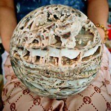 12.21LB Polishing and healing of natural sphalerite crystal balls 5.55kg picture