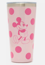Disney Parks Mickey Mouse Polka Dot Piglet Pink Travel Tumbler picture