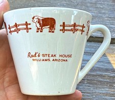 Rod's Steak House Williams Arizona Gateway Route 66  mug Grand Canyon Coffee Cup picture