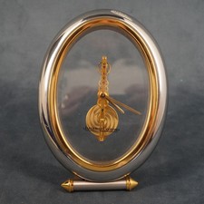 Vintage Jaeger-LeCoultre Stiluhr Mantle Clock, Keeps Time, Loose Base picture