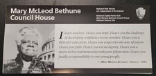 Mary McLeod Bethune Council House Brochure/Map - NPS Unigrid picture