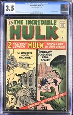 Incredible Hulk #4 CGC 3.5 (1962) Origin of Hulk Retold Stan Lee Marvel Comics picture