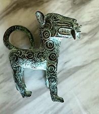 West African Benin bronze leopard sculpture picture