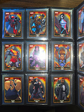 Topps Chrome Marvel Deadpool & Wolverine 81-Card Lot Chase Cable Domino Gambit picture