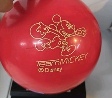 Vintage Walt Disney Team Mickey Mouse Brunswick 8 Pound Bowling Ball HED0850 picture