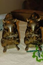 Vintage Set Of Ceramic Squirrels Signed On The Bottom 4