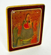 Vatican Museums Edizioni Musei Vaticani Madonna & Child Mini Plaque 2x2.5