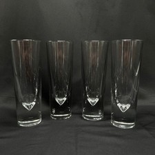 VTG Carlo Moretti Bullet Italian Cocktail Highball Glasses Murano Set of 4 MCM picture