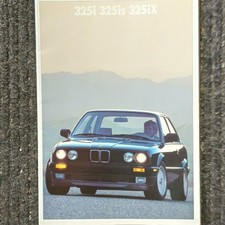 BMW E30 325i 325is 325iX Vehicle Brochure for the 1989 model year picture